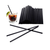Black Plastic Straw 500 Pieces